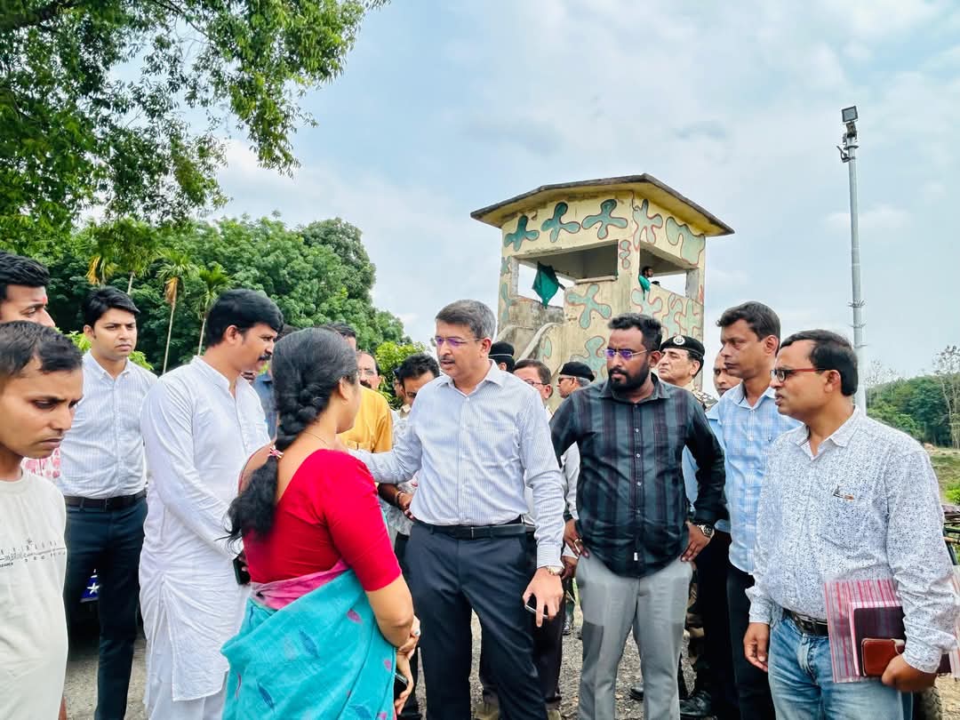 বিলোনিয়া সফরে পূর্ত ও জলসম্পদ দপ্তরের সচিব